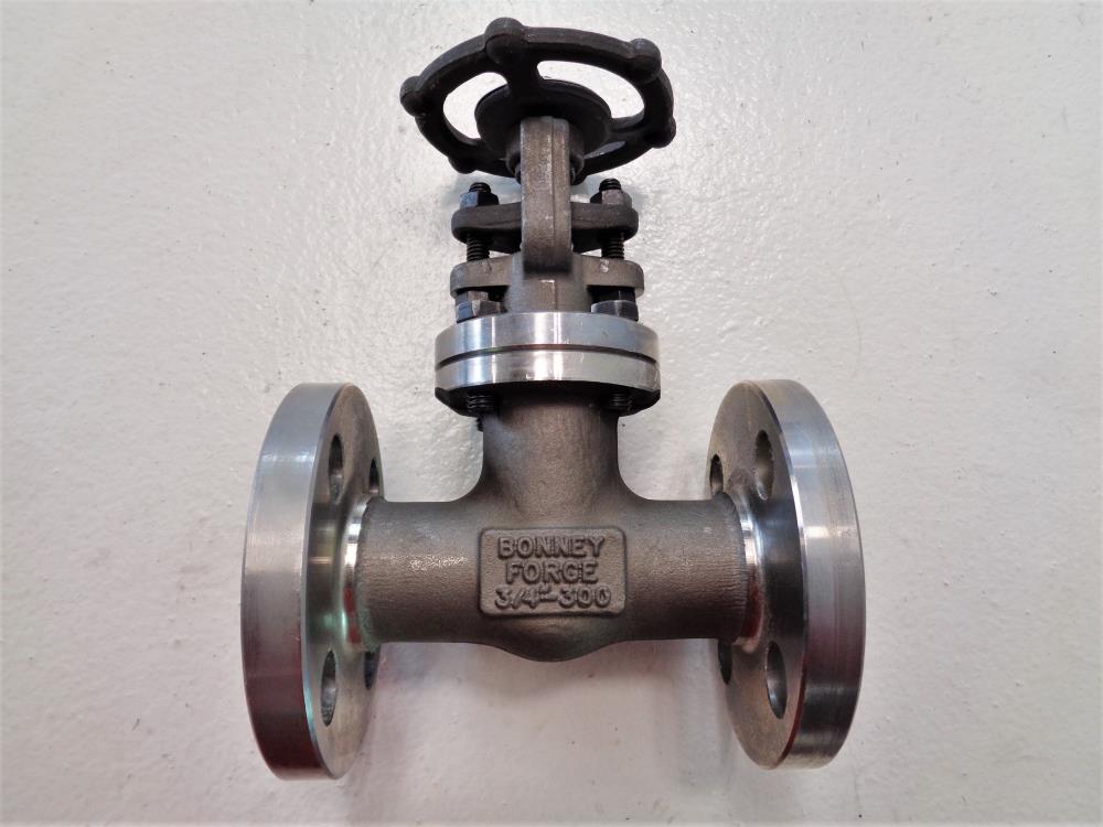 Bonney Forge 3/4" 300# A182F9 (Chrome Moly Steel) Gate Valve L3 1A-LE